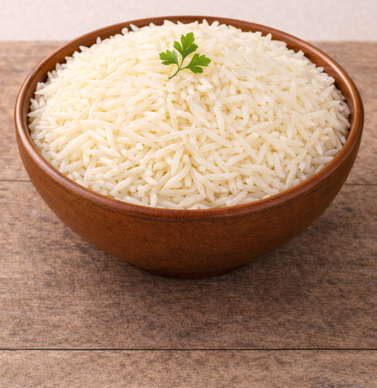 Pusa basmati rice grains for bulk export from India