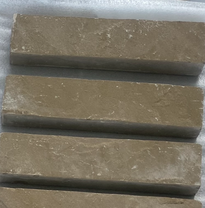 Machine-cut Yellow Sandstone wall strips from Rajasthan, India